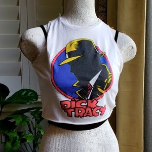 Distressed vintage Dick Tracy crop